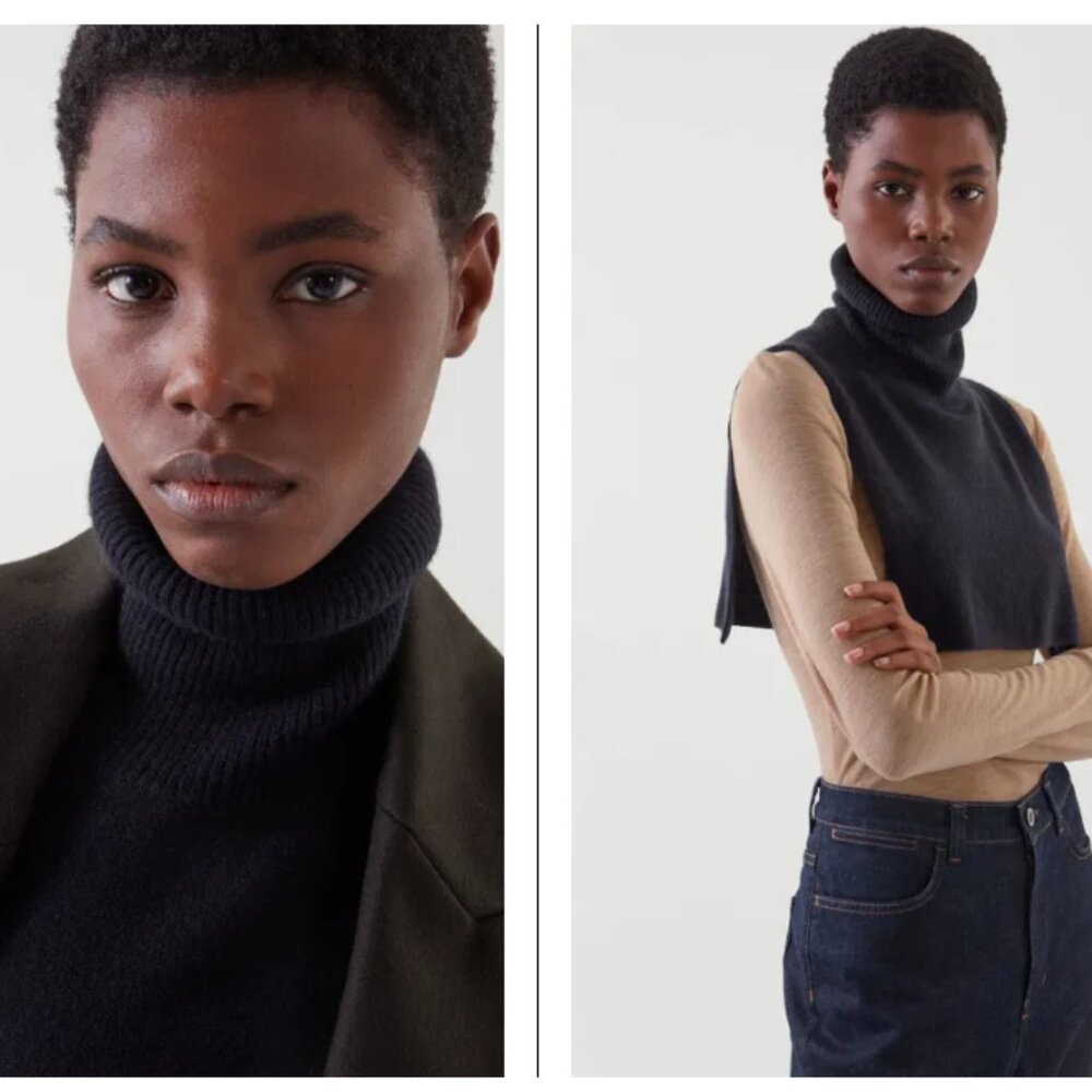 COS Turtleneck Cashmere Collar